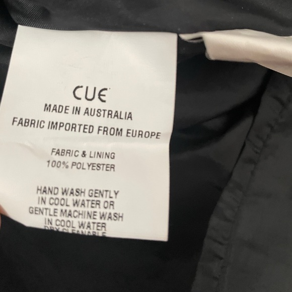 CUE Fit & Flare Floral Spring Dress Size 10 Knee Length Pockets Lined V Neck Zip - Picture 10 of 11